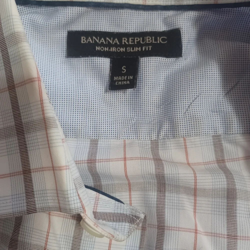 Banana Republic  men‎ shirt button down long sleeve sz S